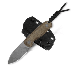 Nôž outdoorový s pevnou čepeľou KIZER Drop Bear Azo 14C28N 1094A1 - Burlap micarta 1 Nôž outdoorový s pevnou čepeľou KIZER Drop Bear Azo 14C28N 1094A1 - Burlap micarta